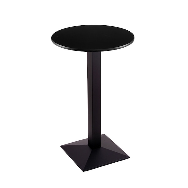 Holland Bar Stool Co 36" 217 Black Table, 24" dia. Top 21736BW24R - main